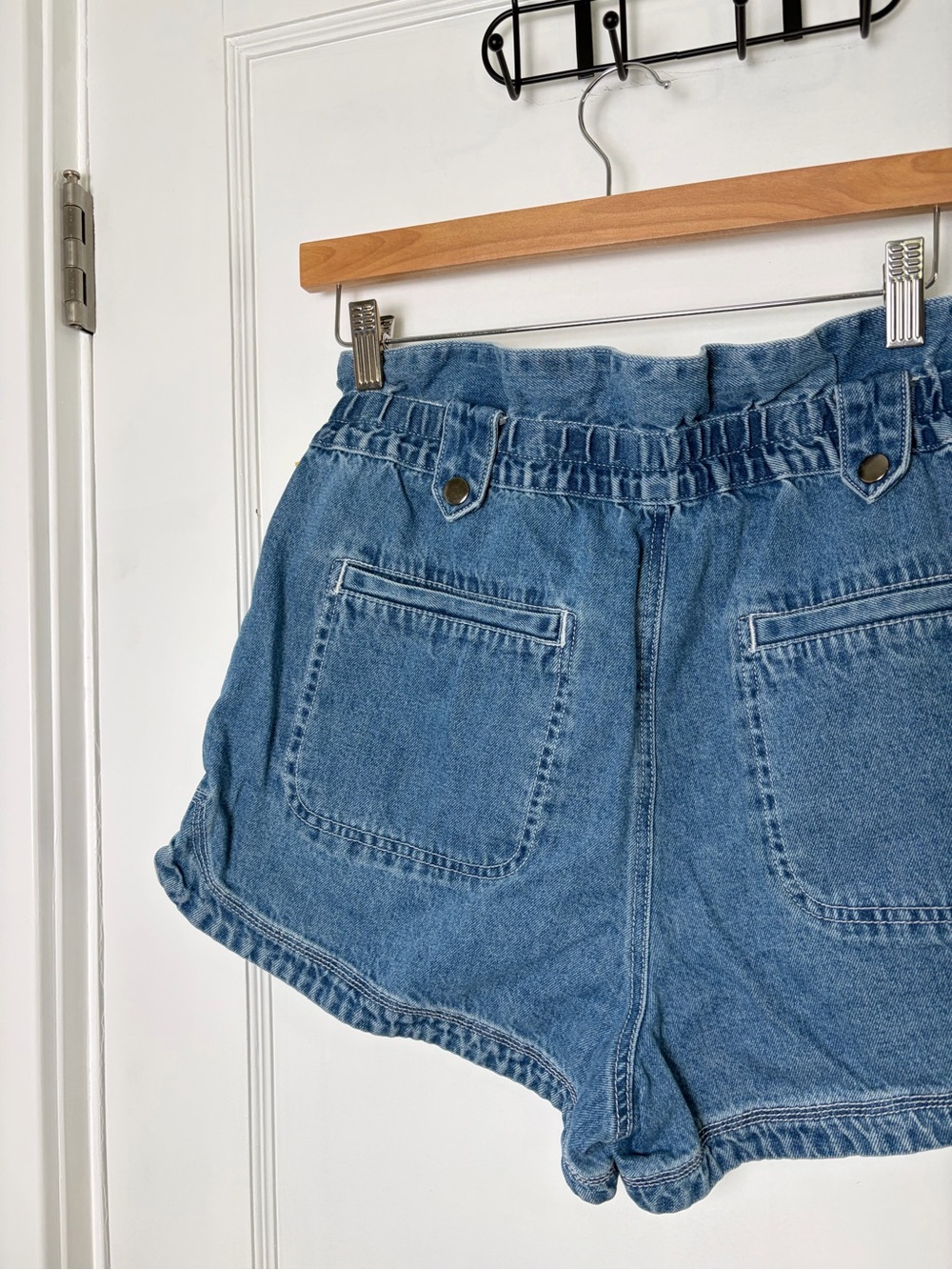 Sea Alyssa Paperbag Denim Shorts 8 - Picture 13 of 16